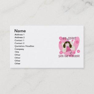 Big Sister Still the Princess Business Card