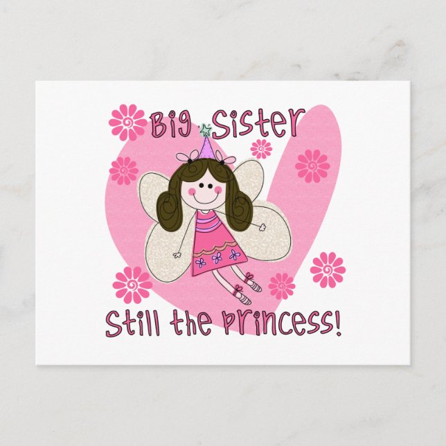 Big Sister Still the Princess Postcard (Front)