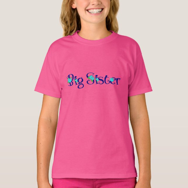 Big Sister T-Shirt - Customised (Front)