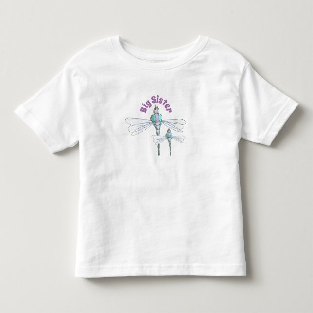 Big Sister Tee - Dragonfly Theme (Front)