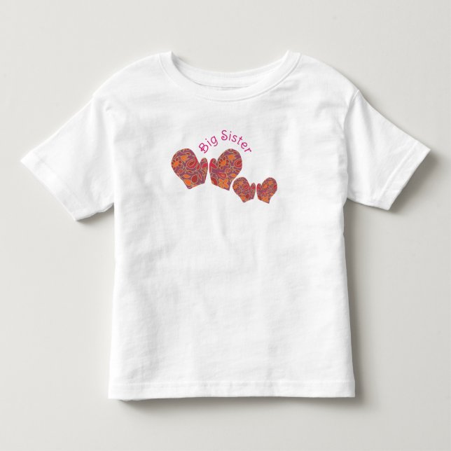 Big Sister Tee - Mittens Theme (Front)