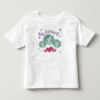 Big Sister! Three Dino Faces Toddler T-Shirt