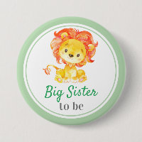 Big Sister to be Jungle Safari Baby Boy Shower
