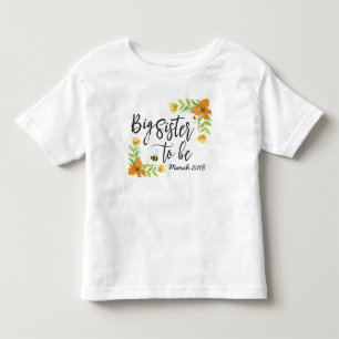 Big Sister To Be Pregnancy Announcement Shirt