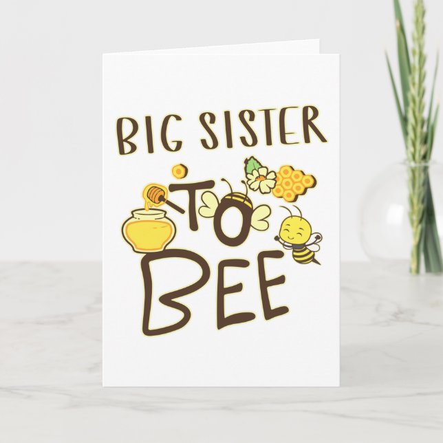 Big Sister To Bee Pregnancy Announcement Pregnant (Front)