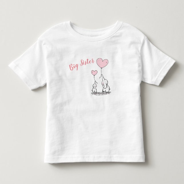 Big Sister Toddler T-shirt (Front)