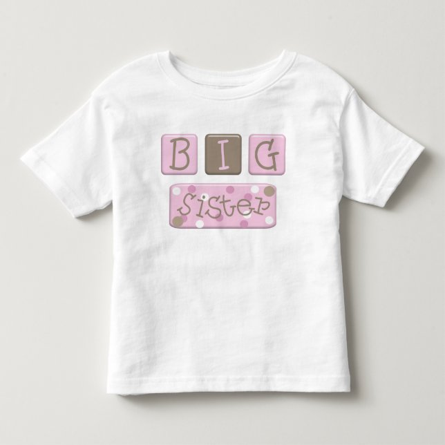 Big Sister Toddler T-Shirt (Front)