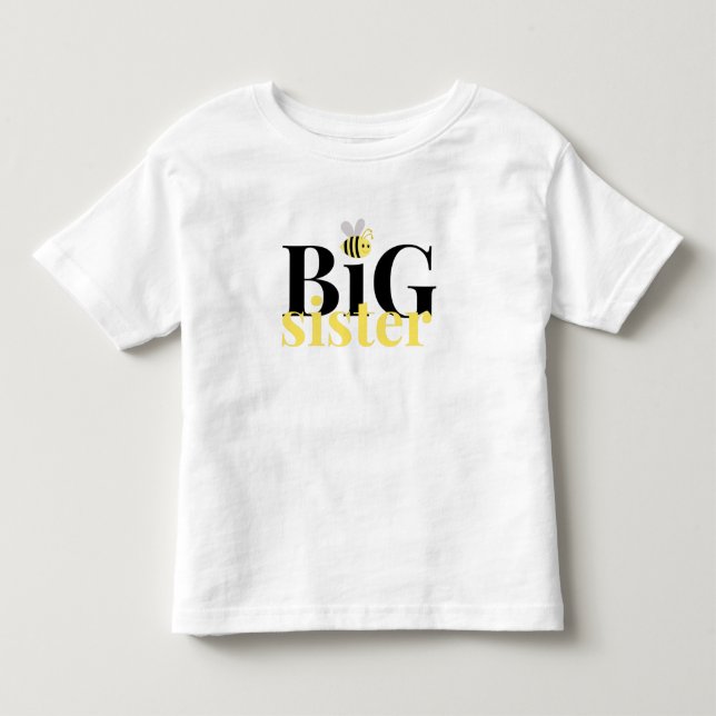 Big Sister Toddler T-Shirt (Front)