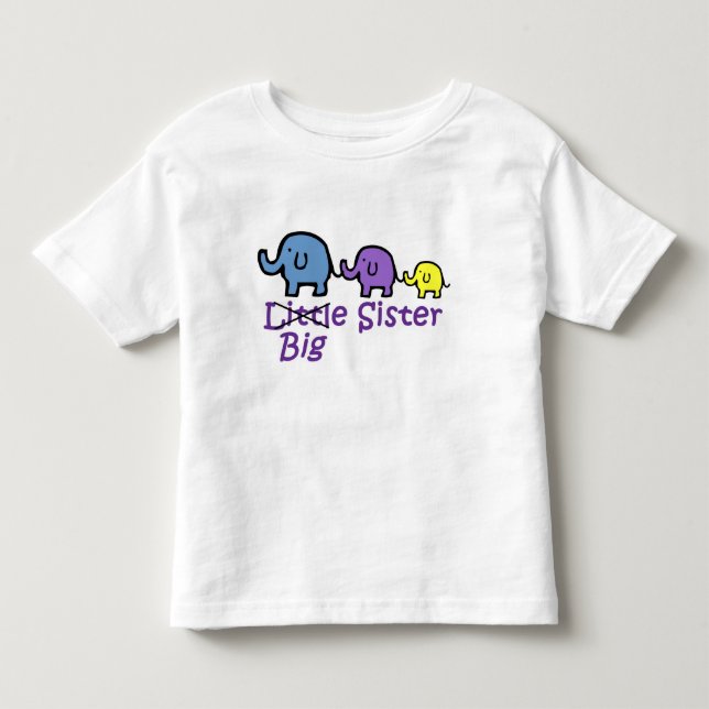 Big Sister Toddler T-Shirt (Front)