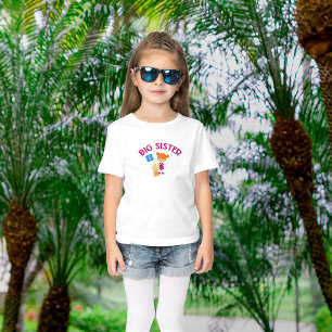 Big Sister with Baby Sister Personalised T-Shirt