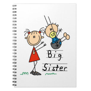 Big Sister with Little Brother Gifts Notebook