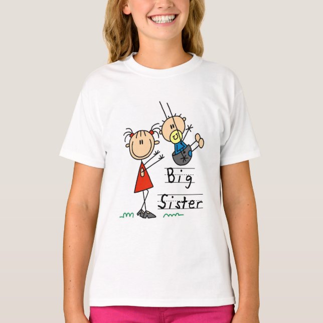 Big Sister with Little Brother Tshirts and Gifts (Front)