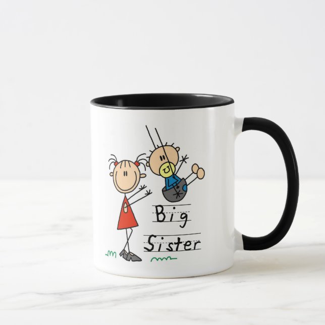 Big Sister with Little Brother Tshirts and Gifts Mug (Right)