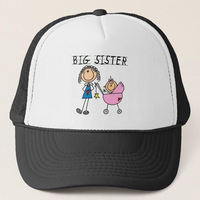 Big Sister With Little Sister T-shirts and Gifts Trucker Hat (Front)