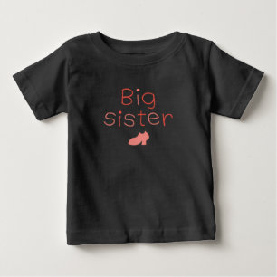 "Big Sister" with Shoe T-shirt (Family Matching)