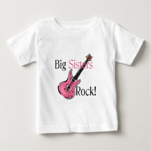 Big Sisters Rock Baby T-Shirt