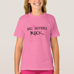 Big Sisters Rock Pink Tee