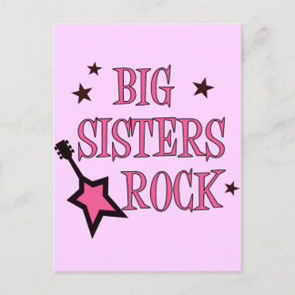 Big Sisters Rock Postcard