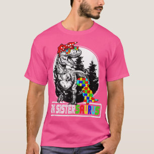 Big Sistersaurus T Rex Dinosaur Big Sister Saurus T-Shirt