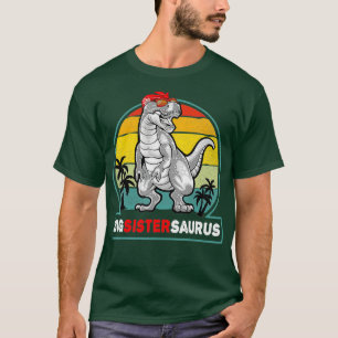 Big Sistersaurus Vintage T Rex Dinosaur Big T-Shirt