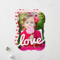 Big Sketched Love Typography Valentine's Day Photo