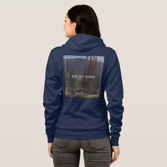 Big sky burro lake hoodie (Back Full)