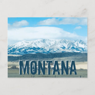 Big Sky Country Montana Mountains Travel Rememberi Postcard