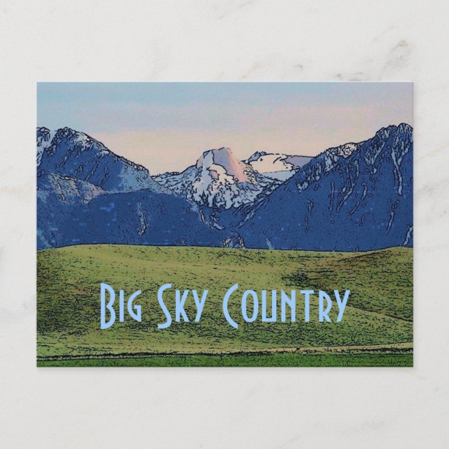 Big Sky Country Postcard (Front)