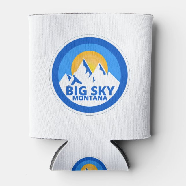 Big Sky, Montana Can Cooler (Front)