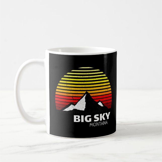 Big Sky Montana  Coffee Mug (Left)