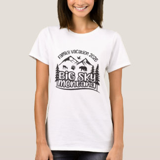 Big Sky, Montana Family vacation 2026 T-Shirt