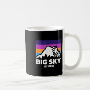 Big Sky Montana Skiing Snowboarding Family Ski T-s Coffee Mug