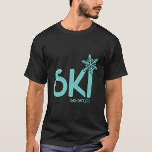Big Sky Skiing Hoodie Montana Ski T-Shirt