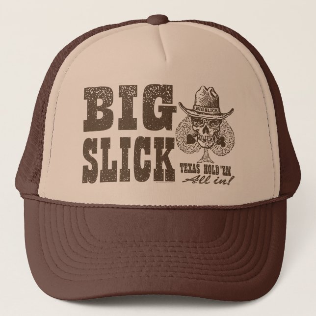 Big Slick Texas Hold'em Trucker Hat (Front)