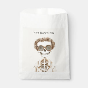 Big Smile Skeleton Glasses Nice To Meet You Favour Bags