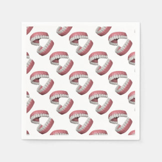 big smile teeth napkin