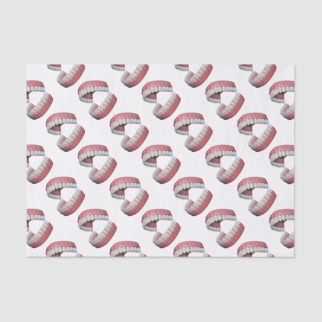 big smile teeth tissue paper (Front)