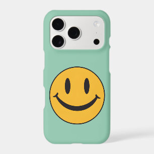 Big Smiley Face Mint iPhone Case