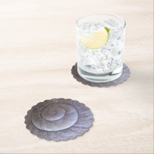 Big snail shell paper coaster