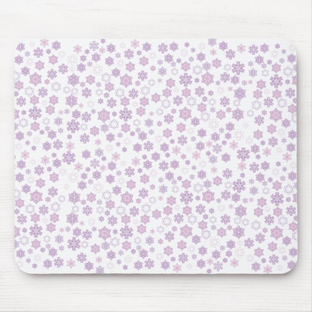 Big-Snow-Flakes- Mouse Mat (Front)