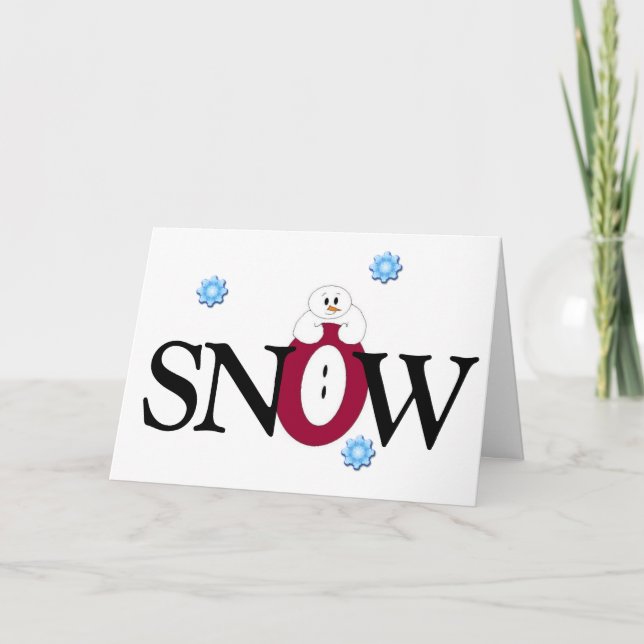 Big Snow Holiday Card (Front)