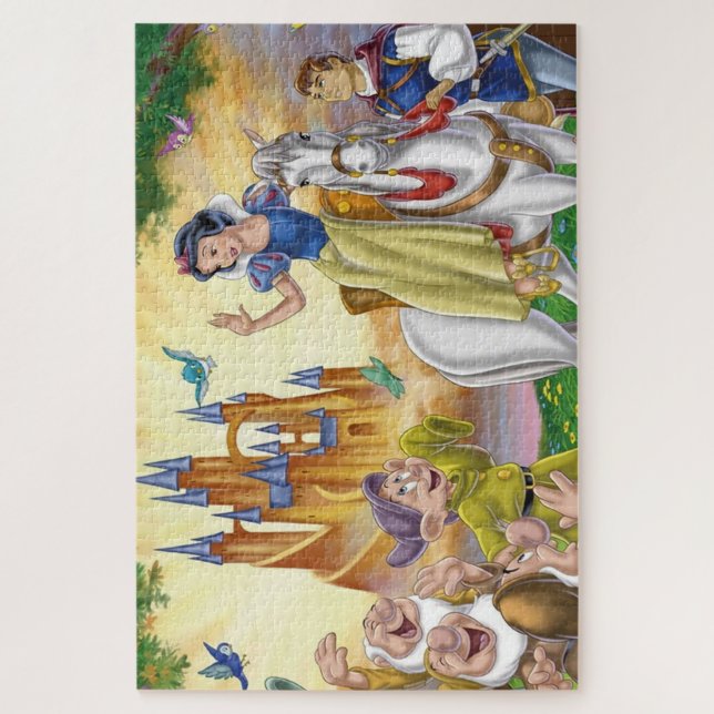 Big snow white jigsaw puzzle (Vertical)