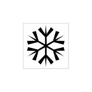 Big Snowflake Christmas Holiday Kids DIY Art Craft Rubber Stamp