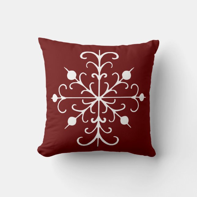 Big Snowflake Pillow (Front)