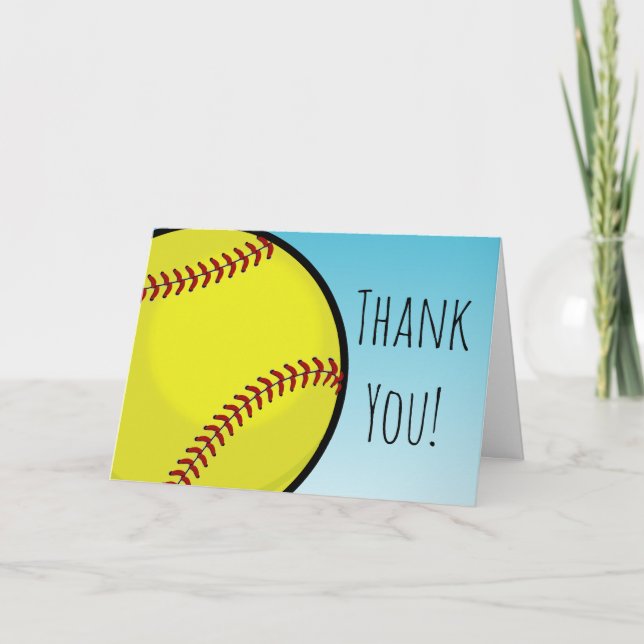 Big Softball Custom Thank You (Front)