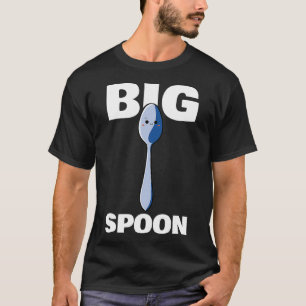 Big Spoon Little Spoon Matching Wedding Anniversar T-Shirt