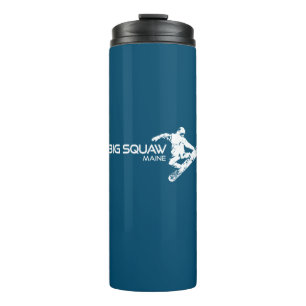 Big Squaw Maine Snowboarder Thermal Tumbler