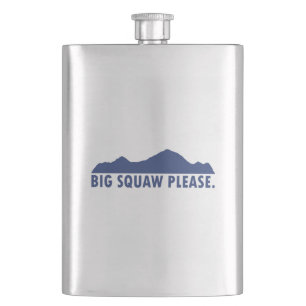 Big Squaw Please Hip Flask