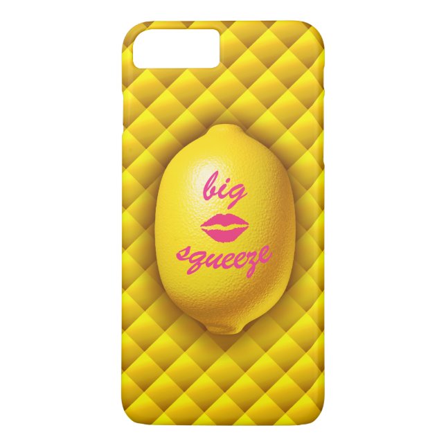 Big Squeeze Lemon iPhone 7 Case-Mate iPhone Case (Back)