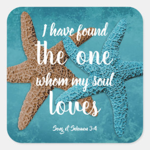 Big Starfish My Soul Loves Scripture Envelope Seal